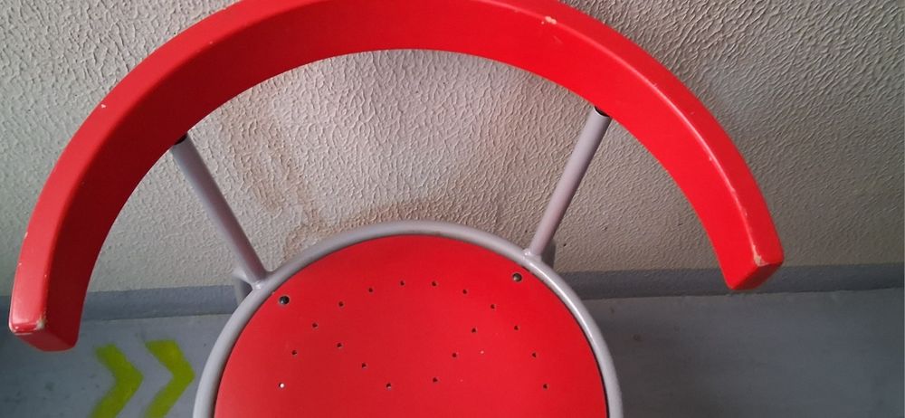 Cadeira de ferro e madeira - HAPPY DAY