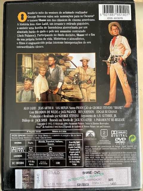 Shane Western de George Stevens com Alan Ladd