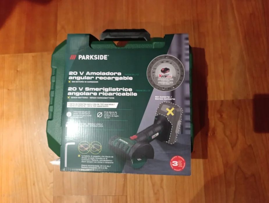 Mini rebarbadora Parkside 20v