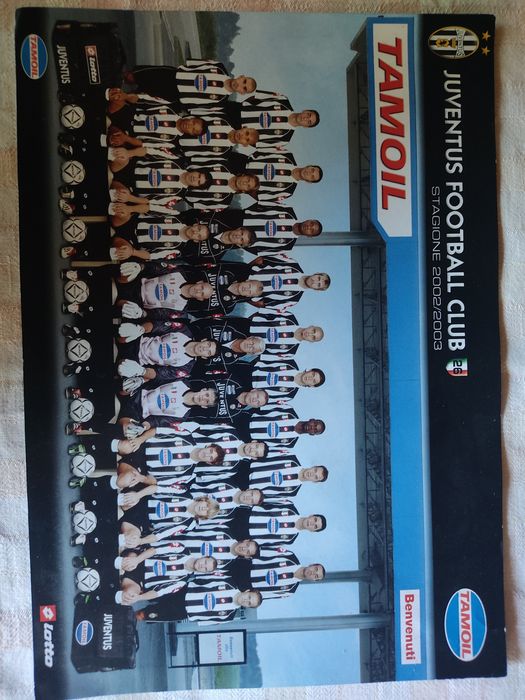 Postal do plantel da Juventus em 2002/ 2003