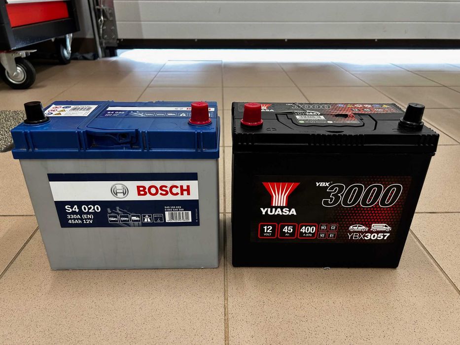 Akumulator Samochodowy Bosch S4 020 45Ah 330A Yuasa YBX 3057 45Ah 400A