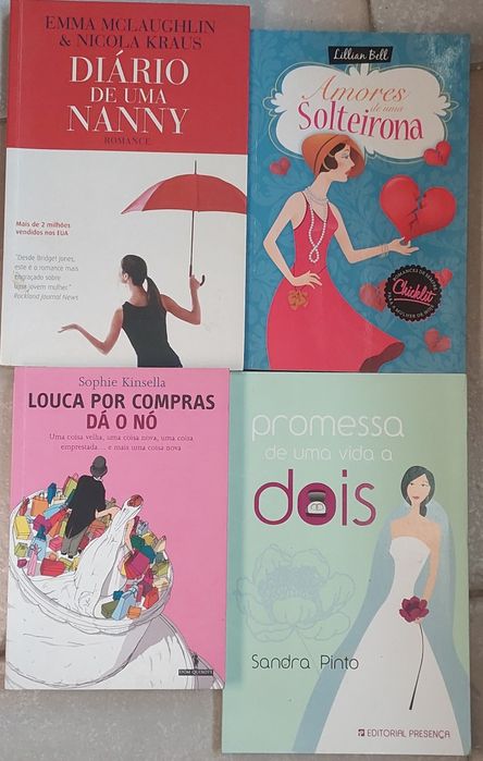 Pack 4 livros Romance