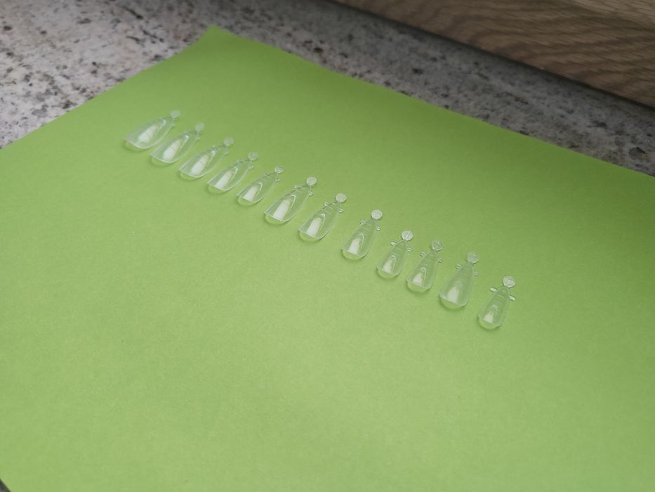 Dual Formy do przedłużania paznokci, manicure hybrydowy, migdał