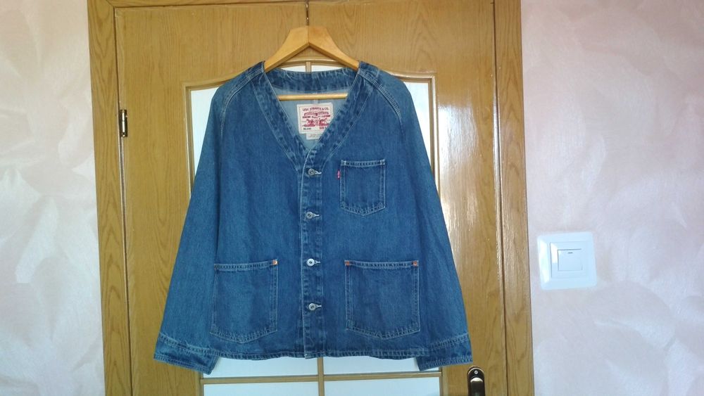 Чоловіча джинсова куртка Leviis Union Engineer - S-M-L оверсайз