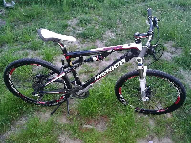 rower Merida ninety six carbon rock shox deore XT fuel