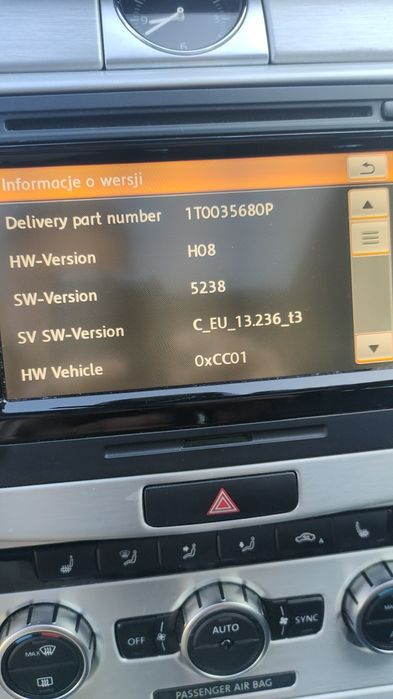 RNS-510 + moduł Bluetooth + kamera cofania High