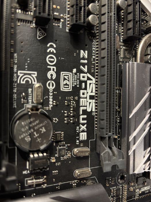 ASUS Z170 DELUXE + Intel i7-7700K idealny stan