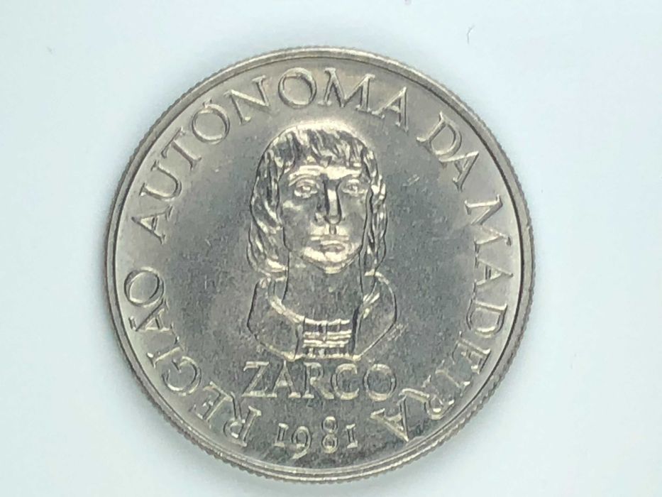 25 Escudos 1981 Cuproniquel Região Autónoma da Madeira