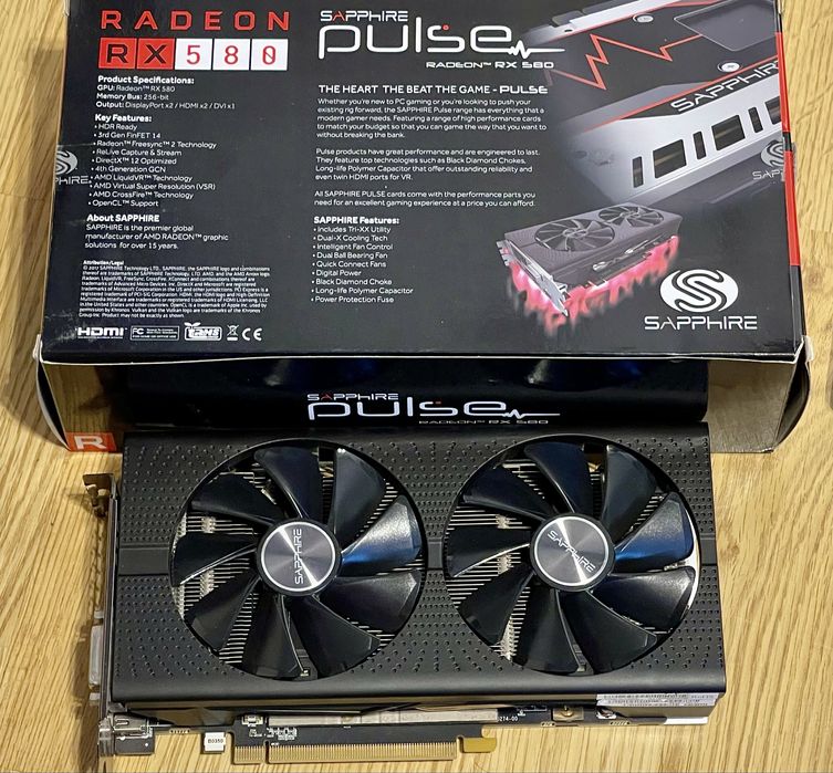 Mac Pro 5.1 mid 2010 12 rdzeni 64GB ram Radeon RX580 Sapphire Puls 8GB