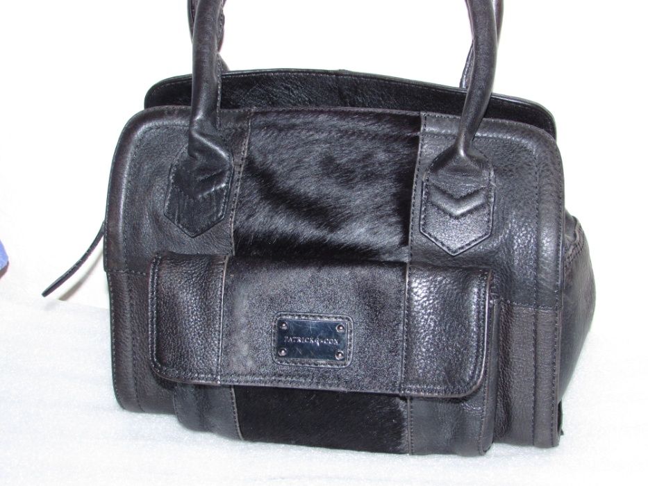 Брендовая сумка 100% натуральная кожа+мех ~patrick cox~