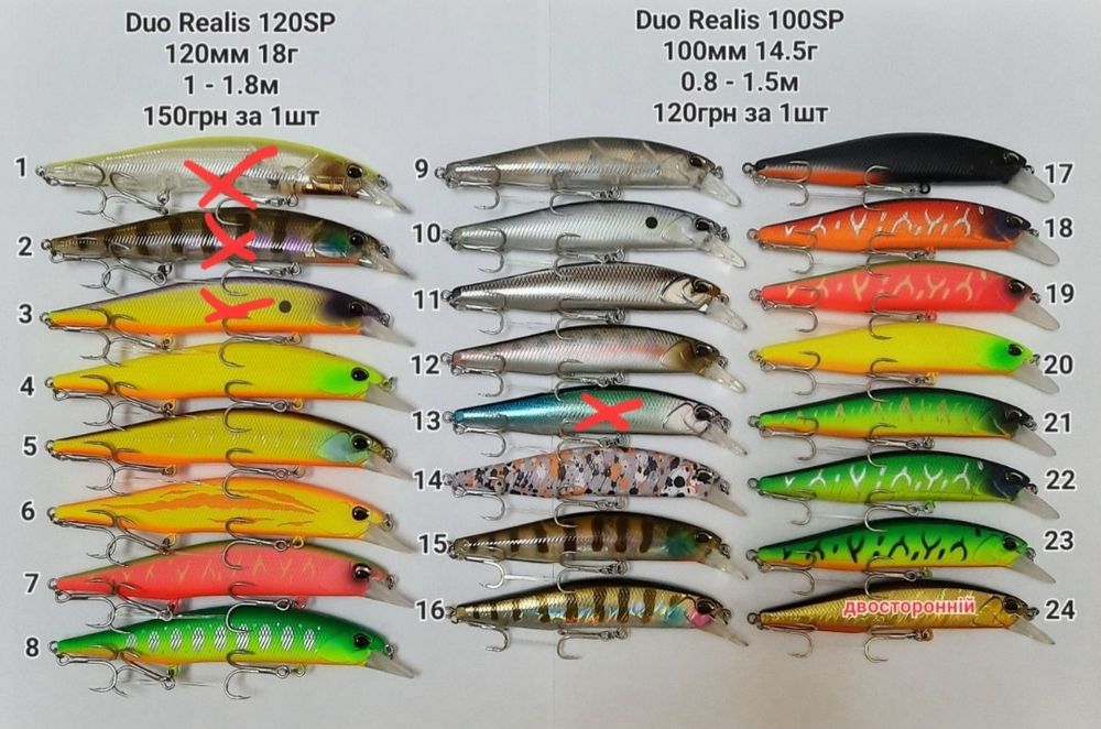 Воблери bearking, нові