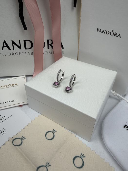 Сережки Pandora / Серьги Пандора / Сережки 925 / Нові