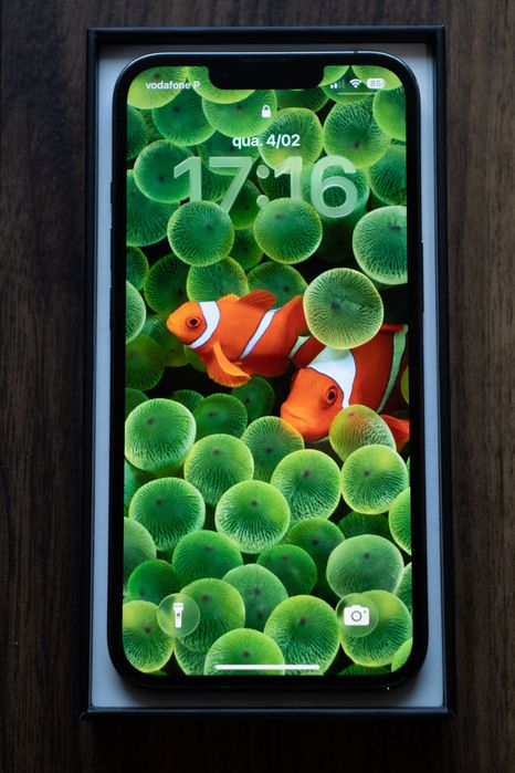 iPhone 13 Pro - 128 GB - Cinza Graphite c/ acessórios