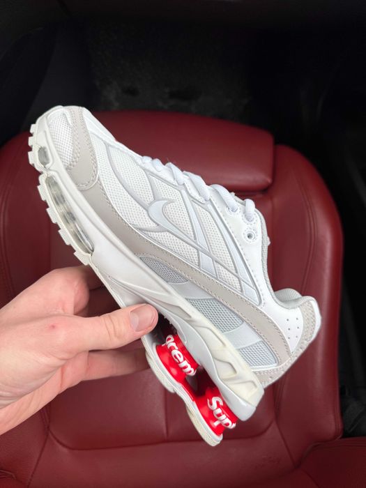 (ОПЛАТА ПІСЛЯ ОГЛЯДУ)Nike x Supreme Shox Ride 2 White Найк х Супрім