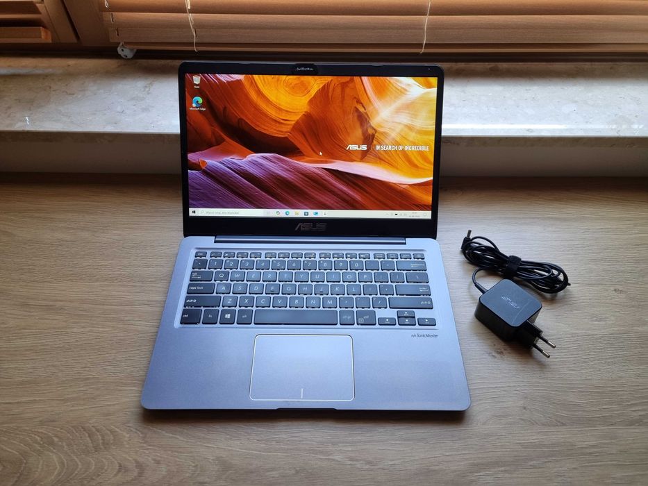 Laptop ASUS VivoBook S14 (model: S410U) / w 100% sprawny / RAM 4GB / Dysk 256GB / Windows 10 Home / ETUI w komplecie