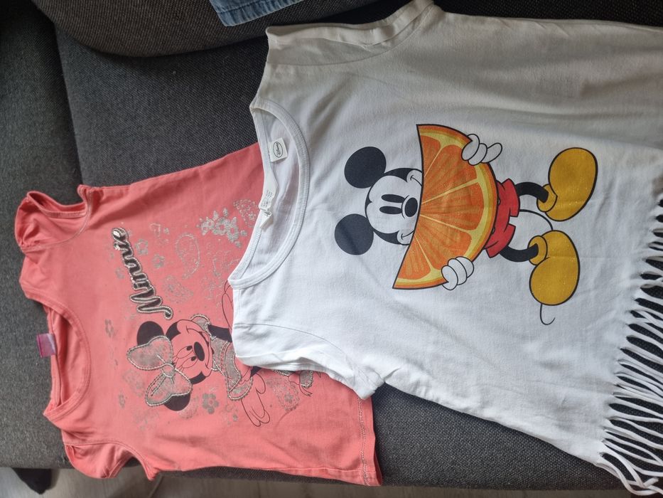 Bluzki 2szt. Myszka Minnie rozmiar 128
