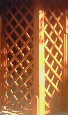 krata , maskownica, wypełnienie altanka , taras, płot