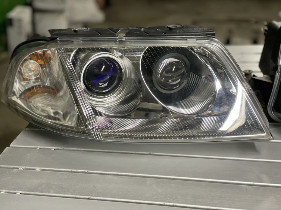 Переобладані/Тюнінговані Biled фари Passat b5+/Покращення світла