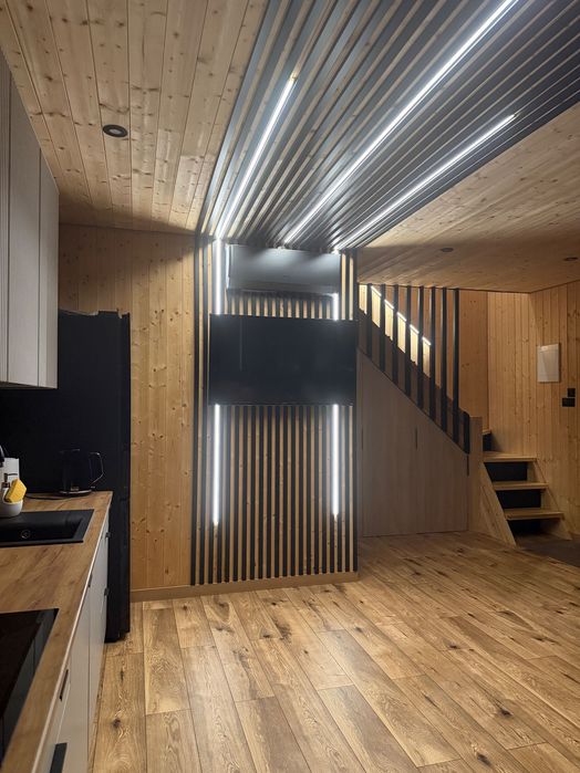Glamping Polesie-domek z balią Grabniak jezioro Rotcze.