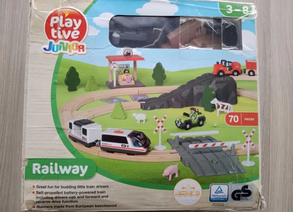 Tory drewniane PlayTive 3 zestawy