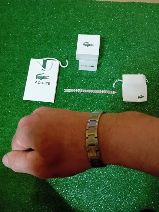 Браслет LACOSTE браслет чоловічий срібло