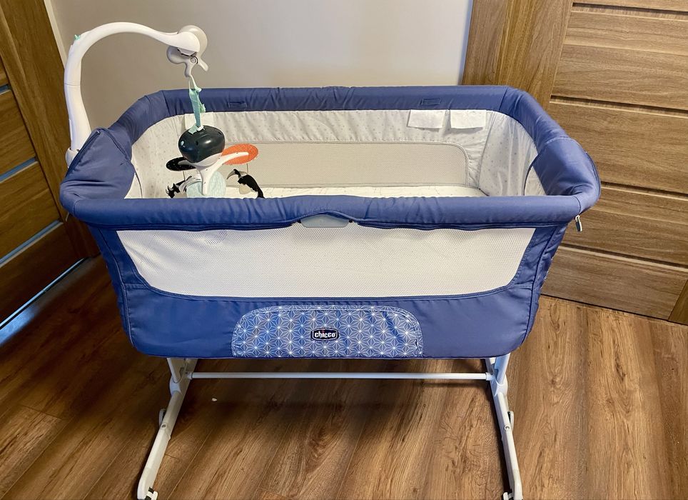 Dostawka chicco next 2 me navy