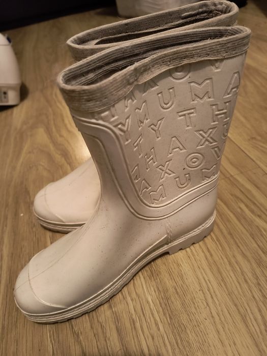 Гумові чоботи білі