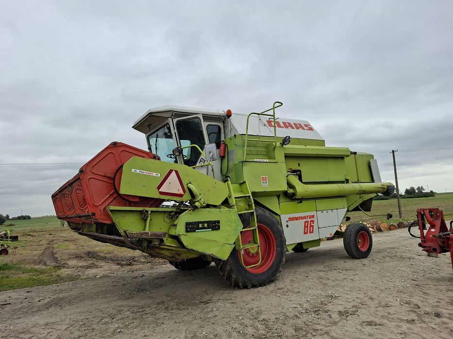 Kombajn Zbożowy Claas Dominator 86 4.5 Heder z Wózkiem Mercedes