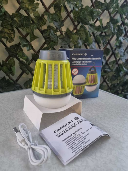 Lampa kempingowa owadobójcza akumulatorowa - Carbest