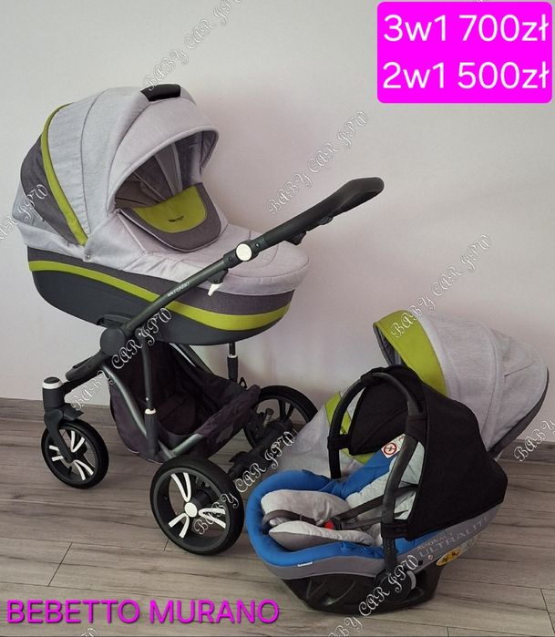 Wózek 2w1/3w1 BEBETTO Murano
