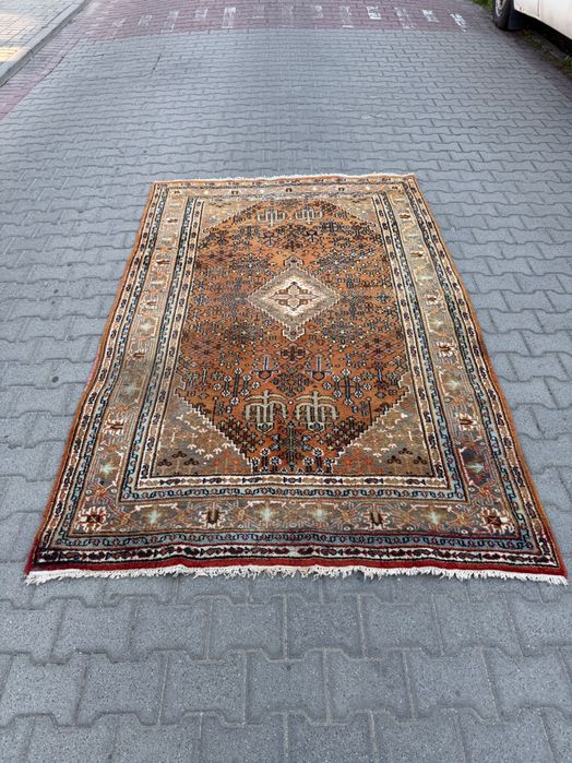 Dywan perski Bidjar 250x160 Recznie tkany Vintage wełna