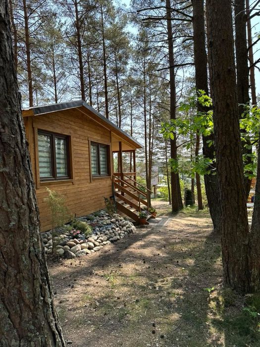 Domek nad jeziorem Kłączno-Małe. Kaszuby.