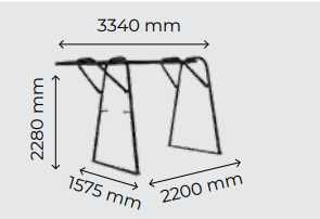 Cavalete Pórtico ZINCADO p/ Guincho IRB Capac. 1000 kg JL20 - PROMOÇÃO