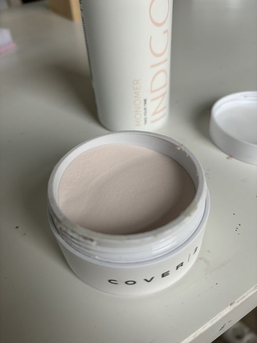 Puder akrylowy,liquid, pędzel do akrylu