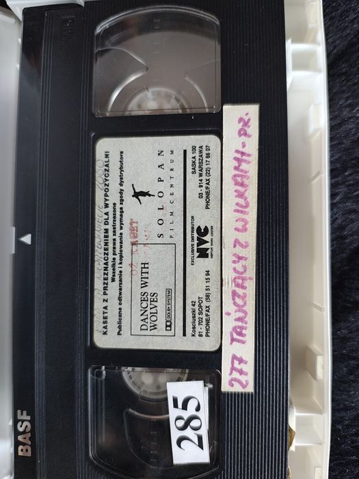 Tańczący z wilkami vhs
