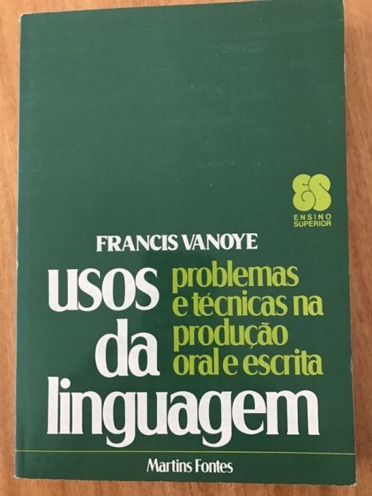 Livro Usos da Linguagem de Francis Vanoye e Martins Fontes