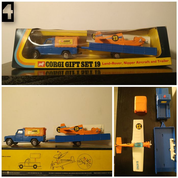 Carros e veículos miniatura com caixa (Lesney, Corgi Toys, Solido)