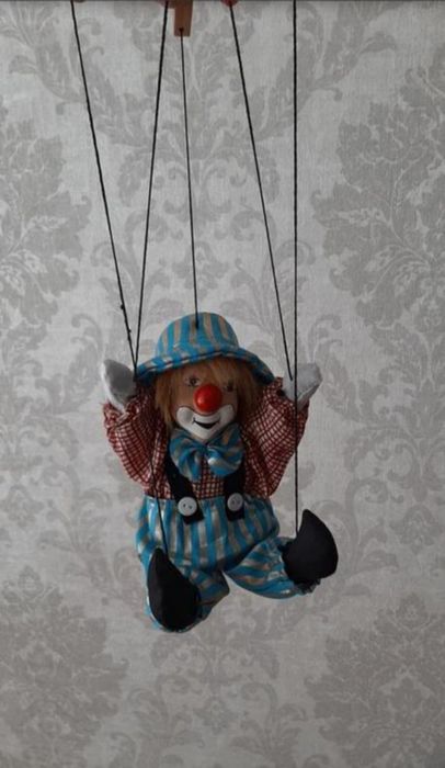 Клоун, шут, фигурка, кукла