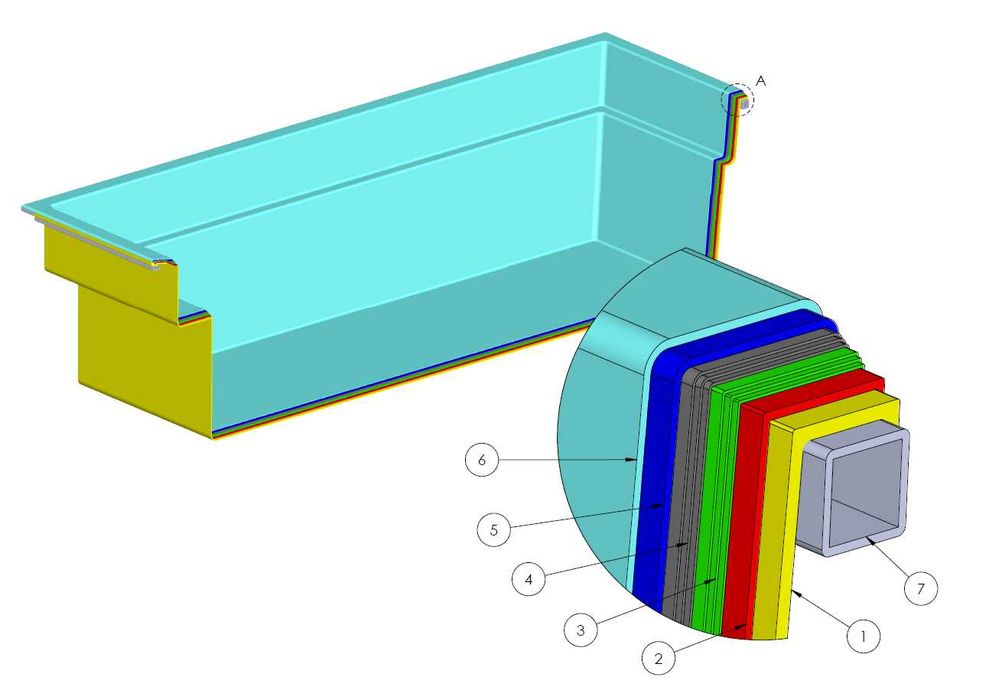 Basen poliestrowy ogrodowy SEWILLA 650x375x150cm PRODUCENT