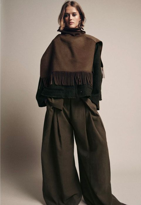 Шарф, накидка з коміром Zara