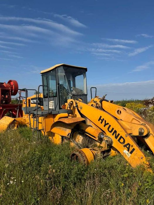 Ładowarka kołowa Hyundai HL770-7A 2007 r. – uszkodzona / na części