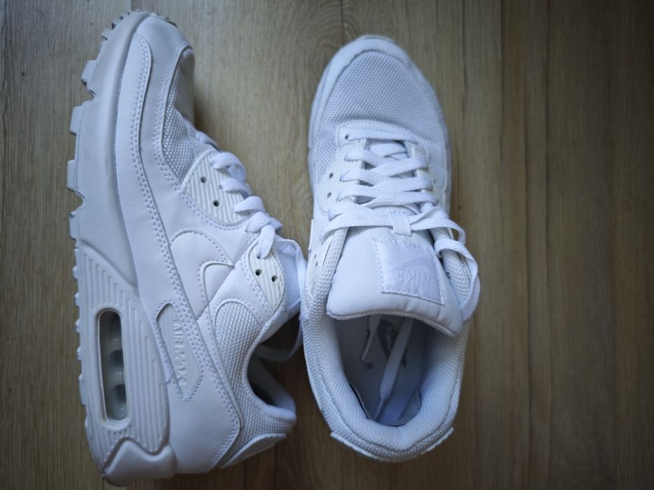 Nike Air Max 90 białe 41 sneakers męskie 26cm stan bardzo dobry