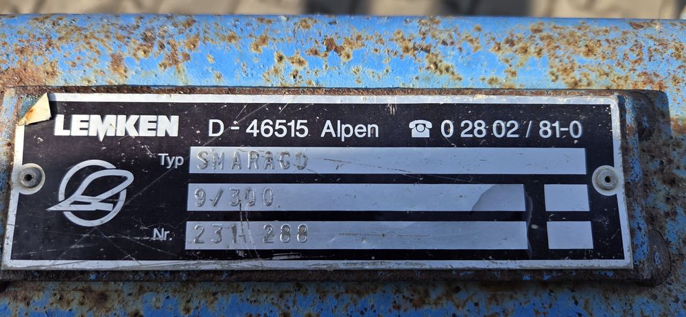 Lemken Smaragd 9