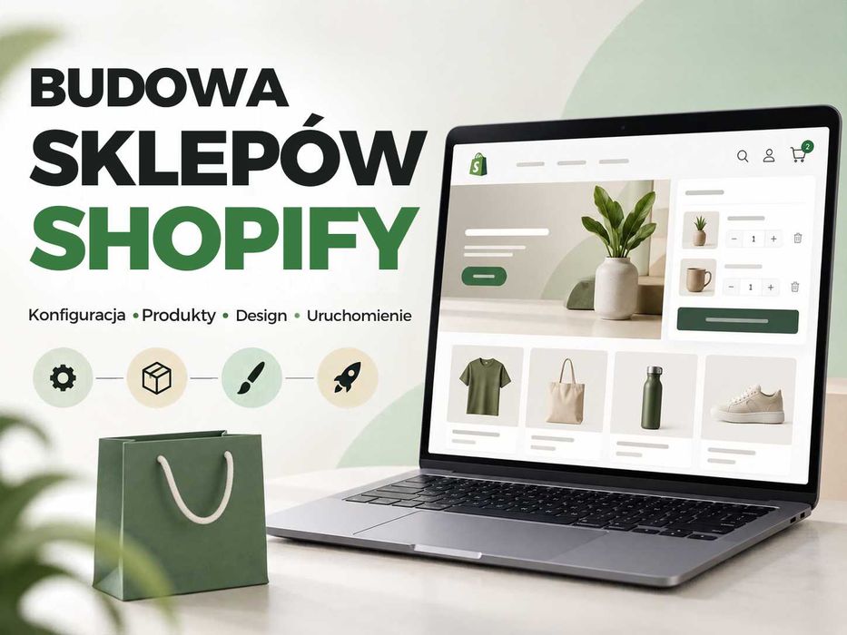 Tworzenie strony na Shopify, sklep internetowy dla marki / e-commerce
