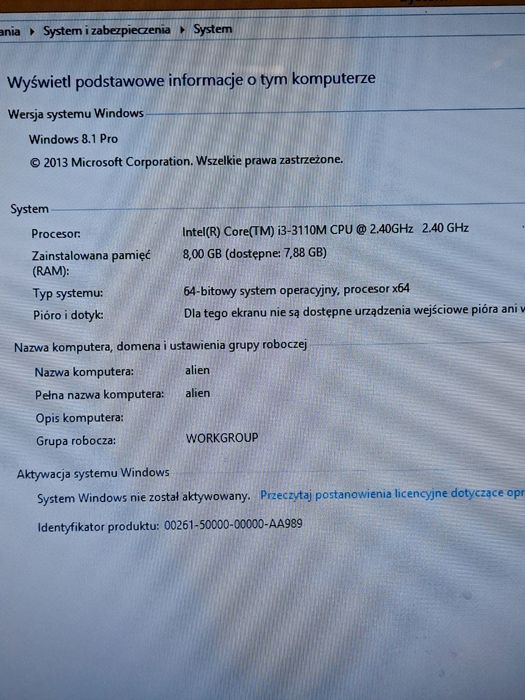 Laptop Toshiba satellite
