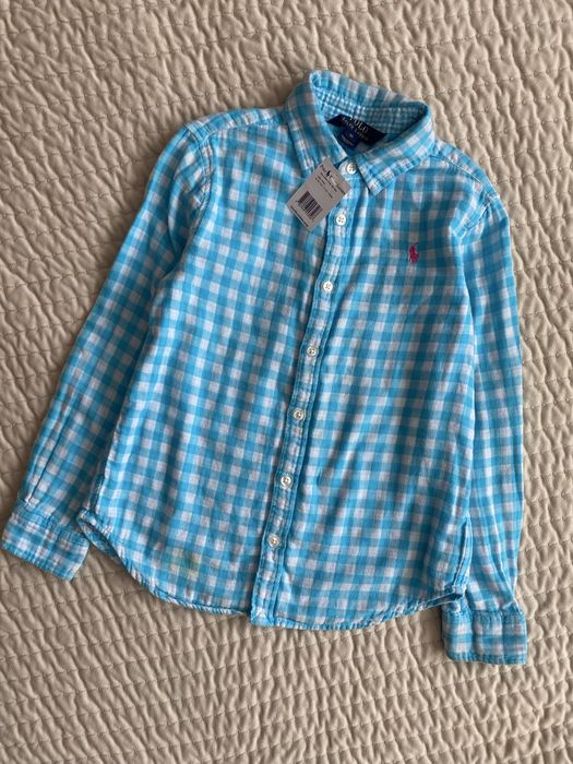 Polo Ralph Lauren дитяча сорочка, сорочка на дівчинку