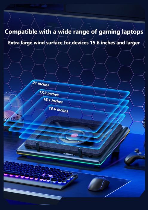 llano V10 / V12  Вакуумная охлаждающая подставка  для ноутбука