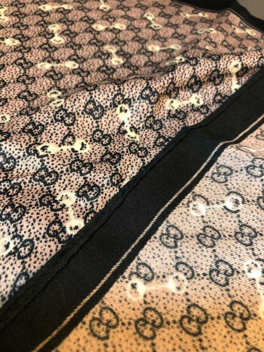 Платок Гуччі 90/90СМ Хустка нова в стилі Gucci wool 100%
