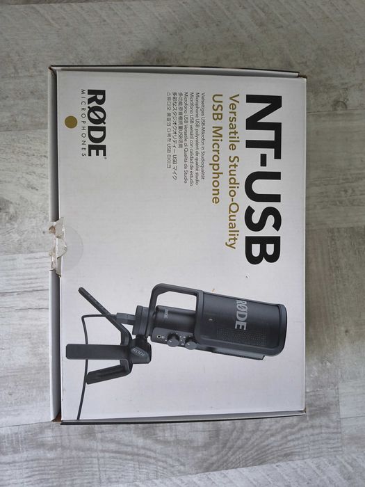 Mikrofon USB Røde NT-USB – kompletny zestaw, stan idealny