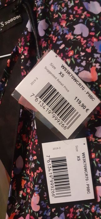 Vestido Guess com Etiqueta Seda